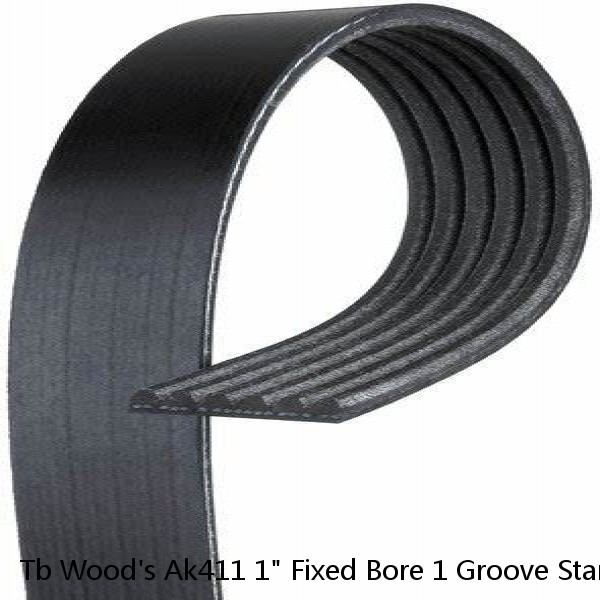 Tb Wood's Ak411 1" Fixed Bore 1 Groove Standard V-Belt Pulley 3.95 In Od #1 small image