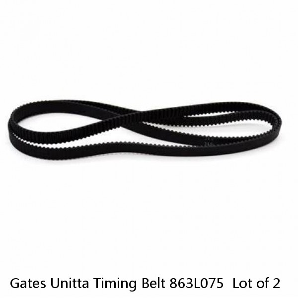 Gates Unitta Timing Belt 863L075  Lot of 2  #1 small image
