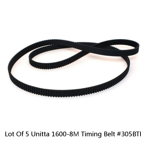 Lot Of 5 Unitta 1600-8M Timing Belt #305BTK #1 small image