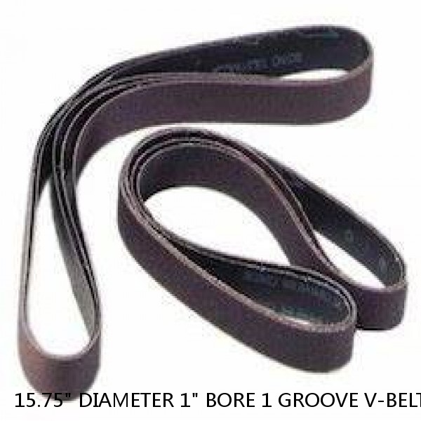 15.75" DIAMETER 1" BORE 1 GROOVE V-BELT PULLEY 1-BK160-E #1 image