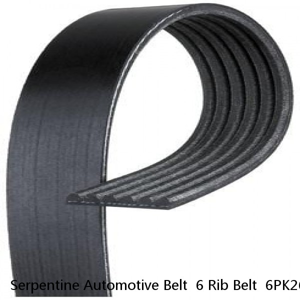 Serpentine Automotive Belt  6 Rib Belt  6PK2605 1025K6  2.61 m X 102.5" #1 image