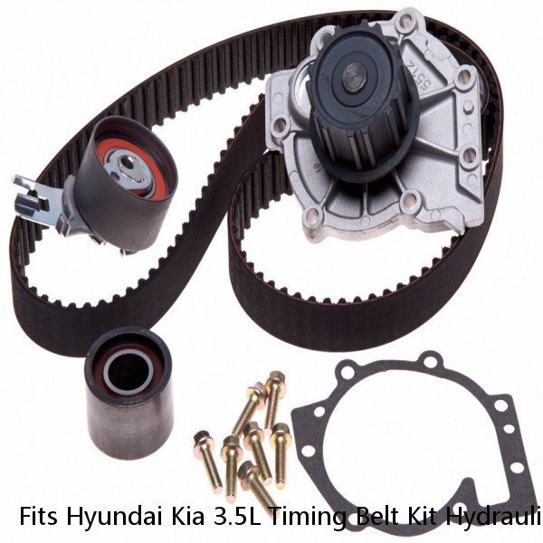 Fits Hyundai Kia 3.5L Timing Belt Kit Hydraulic Tensioner Water Pump Valve Cover #1 image