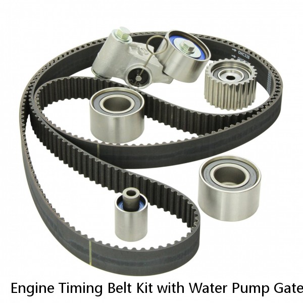 Engine Timing Belt Kit with Water Pump Gates TCKWP328N #1 image